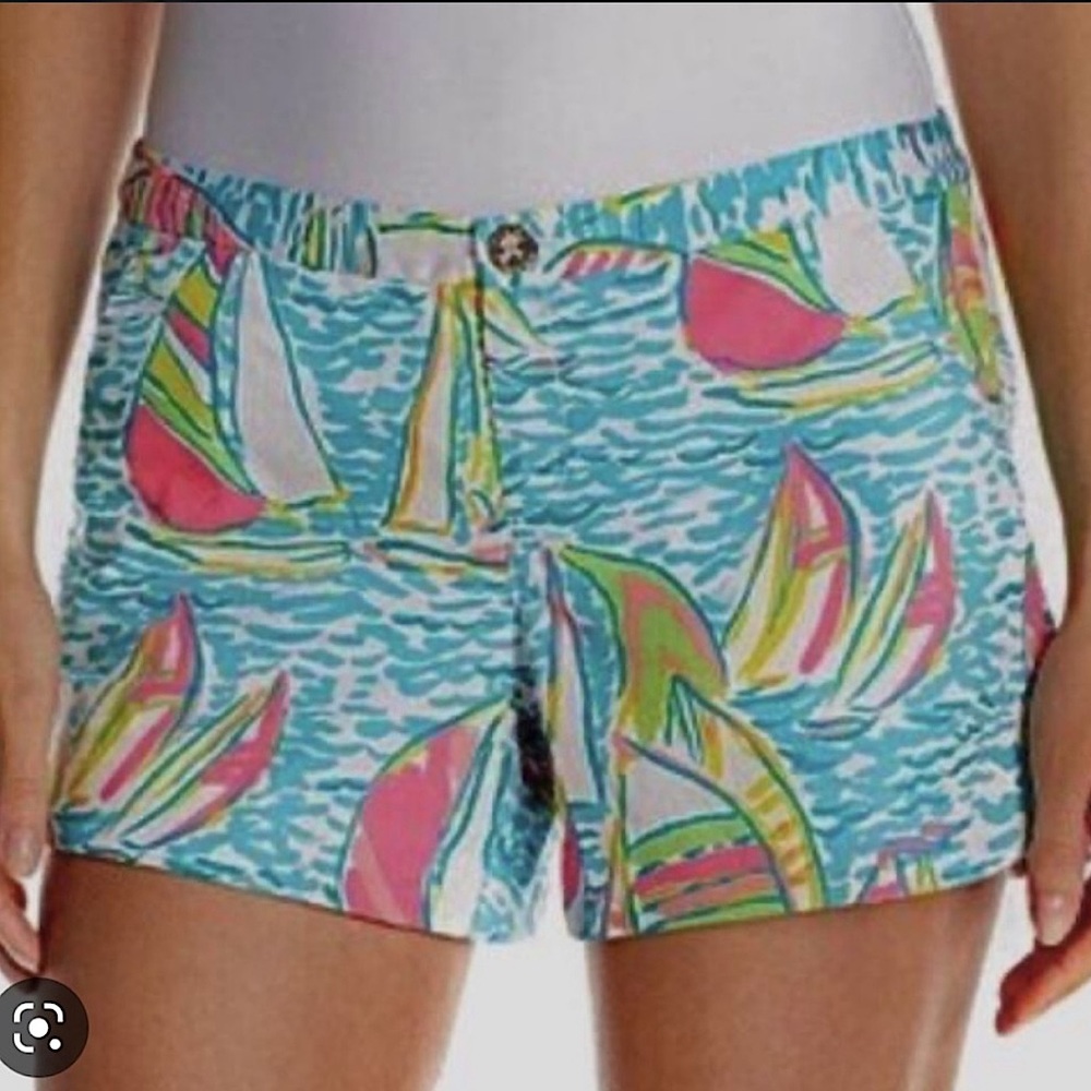Lilly Pulitzer EUC U Gotta Regatta Adie Shorts